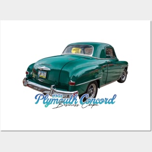 1951 Plymouth Concord Business Coupe Posters and Art